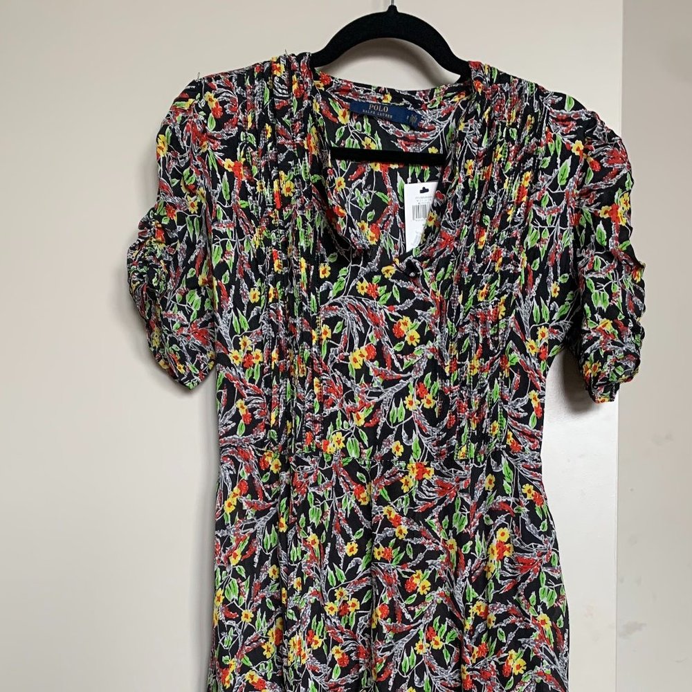 Polo Ralph Lauren Midi Dress Size 8 NWT